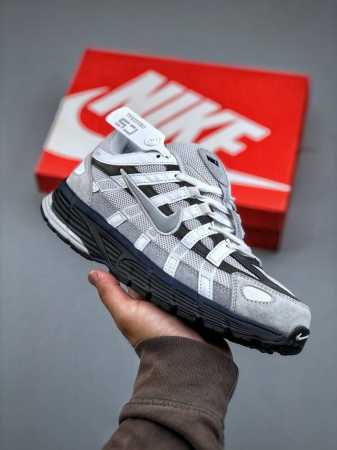 Nike P-6000 Initiator Running Nike Ins Gray Black Blue Retro Casual Sports Dad S - Click Image to Close