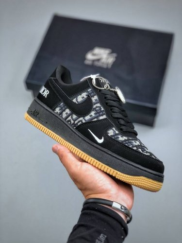 dior X Nike Air Force 1'07 Low Dior Joint Air Force One Low-Top Sports Shoes
