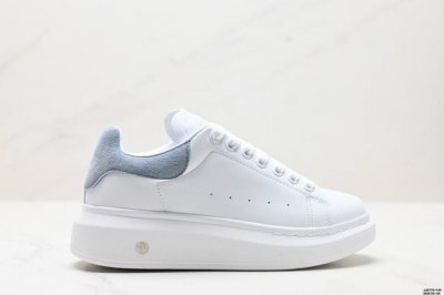 Authentic Italian Luxury Brand Alexander Mcqueen Sole Leather Sneakers Low-Top F