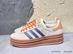 ad Originals Gazelle Bold Clover Thick Sole Leisure Non-Slip Wear-Resistant L