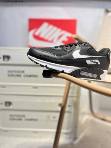 Nike Air Max 90 Classic Retro Small Air Cushion Cushioning Running Shoes The Upp