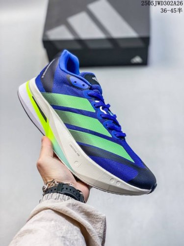 Corporate Ad Adizero Boston 13 Summer Breathable Mesh Racing Running Shoes Js493