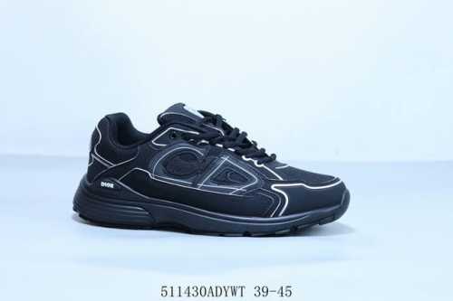 Dior B30 Mesh Fabric Thick Sole Lace-Up Casual Low-Top Sports Shoes For Men And