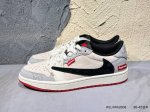 travis Scott X Fragment Design X Air Jordan Aj1 Low Og Sp Three-Party Joint L