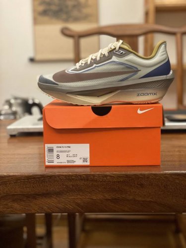 Company-Level Platform Goods Zoom Fly 6 Running Shoes Brown Hv4366-072 Men's Sho