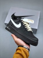 Nike Air Force 1'07 Low Black And White Hemp Rope Air Force One Low-Top Casual S
