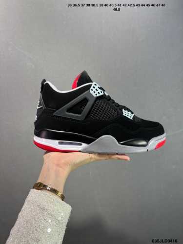 Company-Level Aj4 Air Jordan 4 Retro " Infrared " Aj4 Joe 4 Men's Cultural Baske