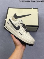 Nike Air Force 1 Low '07 Low-Top Casual Skateboard Shoes Custom Leather Material