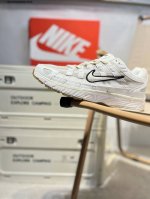 Nike P-6000 Laser Blue Retro Technology Personality Sports Dad Shoes. The Upper