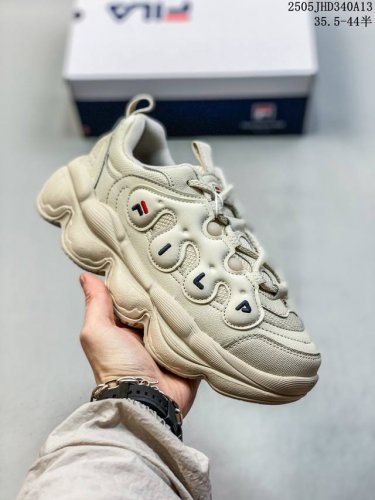 Fila Men's And Women's Dad Shoes Fila Fusion Thick-Soled Height-Increasing Versa