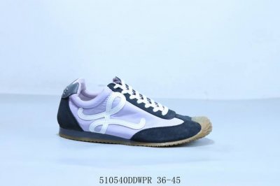 Loewe Ballet Runner Calf Leather Round-Toe Lace-Up Low-Top Waffle Series Casual