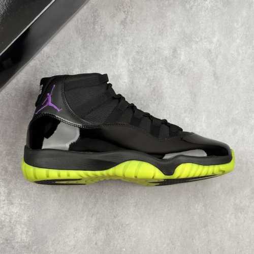 Local Core Private Air Jordan 11 Retro Black Barely Volt High Top Clown Aj11 Jor