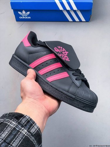 Company Level! Adidas Superstar Shell Head Classic Versatile Casual Sneakers 042