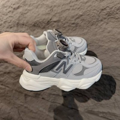 Nb9060 Rotating Buckle Children's Shoes New Balance 9060 Sports Casual Running S