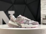 Nike Nike V2K Runtekk Gray Pink Cushioned Anti-Slip Retro Low-Top Running Shoes
