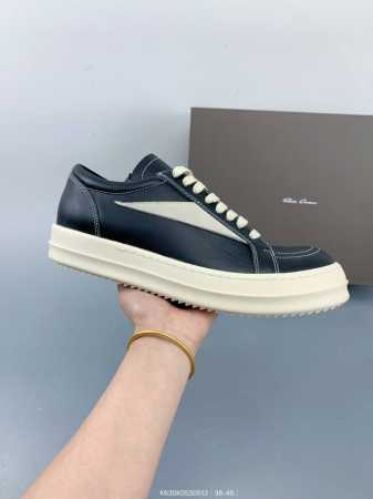 Rick Owens Ro Low-Top Lace-Up Fashion Skate Shoes For Men Size: As Shown Code: K - Click Image to Close