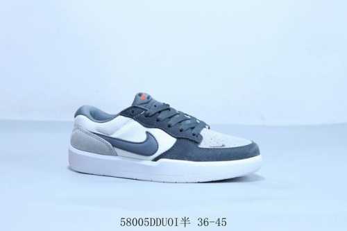 Nike Sb Force 58 Sports Skate Shoes - Style Number Dv5077-001 58005Dduoi Half -