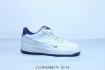 Nike Air Force 1 Af1 Nike Air Force One Casual Sneakers White And Blue Item Numb