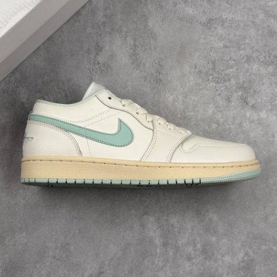Local Core Private Air Jordan 1 Low Aj1 Joe 1 White Mint Green Low-Top Culture L