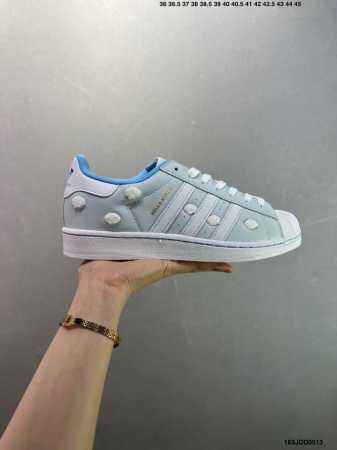 Hello Kitty X Ad Originals Superstar J Embroidered Clouds Classic Shell Toe Seri - Click Image to Close