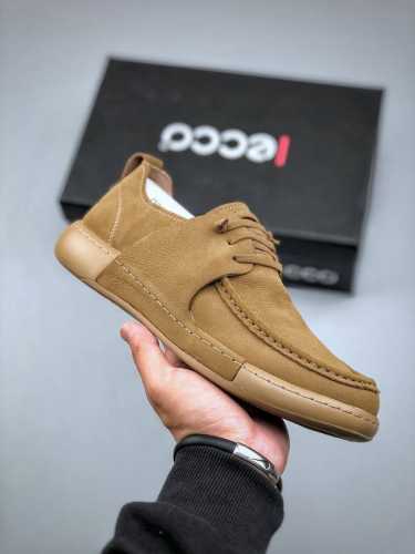 Ecco Slip-On Men's Shoes For Summer 25 Years New All-Match Casual Kangaroo Shoes