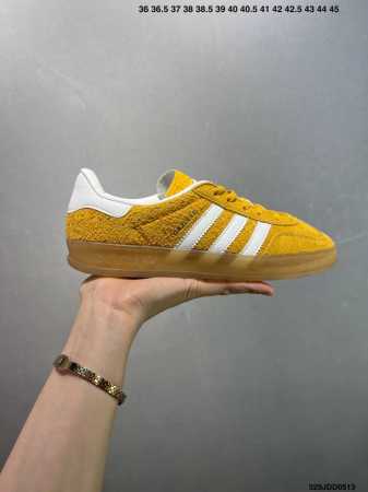 Adidas Originals Gazelle Indoor Retro Three-Stripe Slip-Resistant Transparent Ru - Click Image to Close