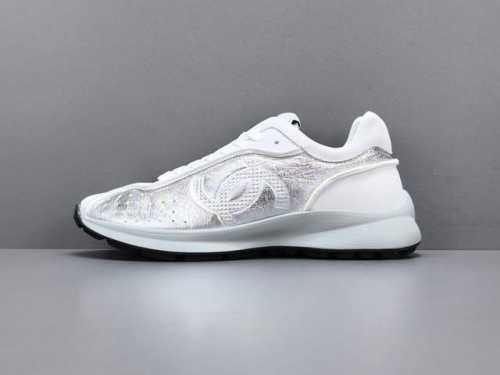 Channel Advantage Dongguan Chanel Chanel 25C Calfskin Round Toe Lace-Up Low-Top