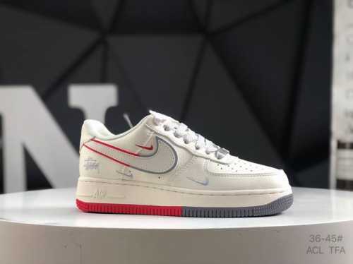 Nike Air Force 1 '07 Low-Top Casual Skate Shoes Original Last And Original Cardb