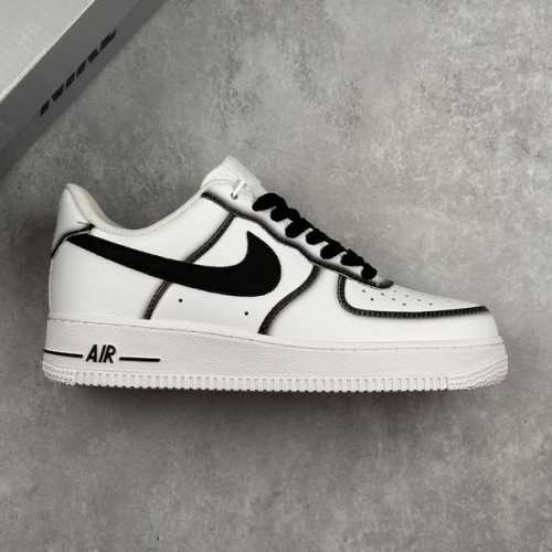 Local Core Private Nike Air Force 1'07 Low Black Border White Base Black Hook Ai