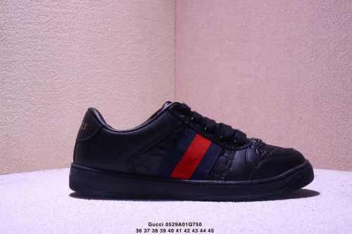 Genuine Label Gucci Distressed Screener Sneaker Nostalgic Version Original Old G