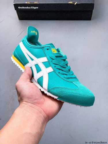 asics Onitsuka Tiger Asics Leather Original Four-Link Tag Midsole Cardboard S