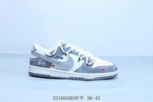 Nike Sb Dunk Low Pro Retro Low-Top Stussy Straps Casual Sports Skateboard Shoes