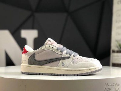 Nike Air Jordan Aj1 Low X Givenchy Reverse Hook Low Custom Colorway, Original Fa