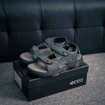 Core Private Ecco Aibu Men's Leather Comfort Beach Sandals Off-Road Series Conve