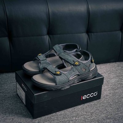 Core Private Ecco Aibu Men's Leather Comfort Beach Sandals Off-Road Series Conve