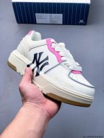 Company-Grade! Mlb Chunky Liner Thick-Soled Casual Running Shoes With Ny Print A