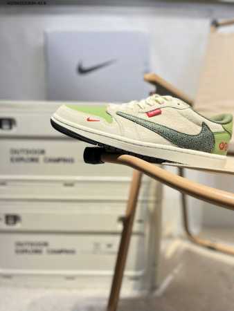 Company-Level Top Layer Leather Supreme X Jordan Air Jordan 1 Low Aj1 Low-Top Se - Click Image to Close