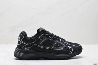 Authentic Dior B30 Mesh Fabric Thick Sole Lace-Up Casual Low-Top Sports Shoes Fo