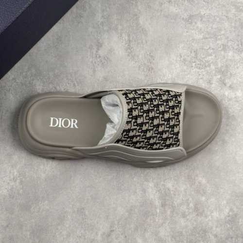 Local Core Private Dior's Latest H-Town Series Oblique Thick-Soled Sandals. Orig
