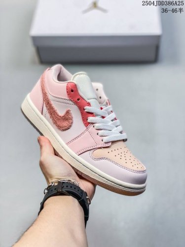 36-46 Half First Layer With Half Size Air Jordan 1 Low Quai 54 Low-Top Streetbal