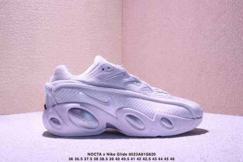 nocta X Nike Glide Fabric Trend Versatile Retro Low-Top Basketball Shoes Real