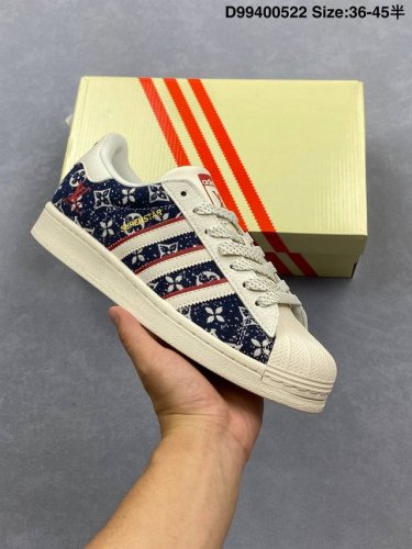 Adidas Ad Originals Superstar Classic Shell Toe Casual Sneakers Pure White B2713