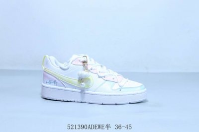 Nike Nk Court Borough Mid Bg Small Air Force Nike New Campus Casual Shoes Lace-U