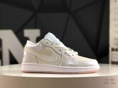 Real Label With Half Size Nike Air Jordan 1 Low Low-Top Blue Lemon Aj1 Jordan 1S