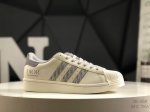Adidas Ad Originals Shell-Shaped Toe Cap Made From Brand-New Top-Grain Leather M