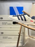 supreme X Adidas Originals Superstar Shell Toe Series Low Top Classic All-Mat