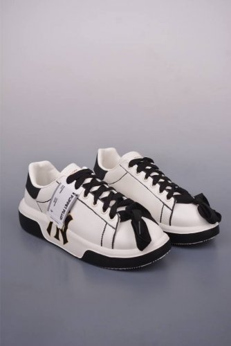 mlb Ny Printed Internet Celebrity Dad Shoes Graffiti Prank Inner Height Incre