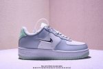 Nike Air Force 1 Low Beige Gray Silver Small Hook Air Force One Low-Top Sports C