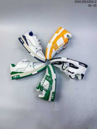 Louis Vuitton Lv Louis Vuitton Skate Shoes New Lv Trainer Latest Colorway Sports - Click Image to Close