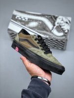 Blue Buckle Version Vans Official Rowan Green Men's And Women's Professional Ska